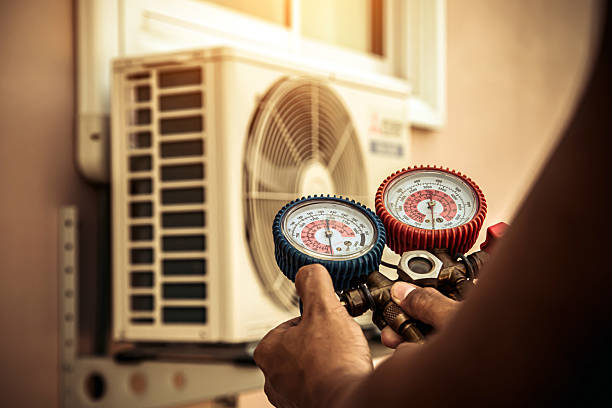 Professional Furnace Repair technician working in Monticello, IN